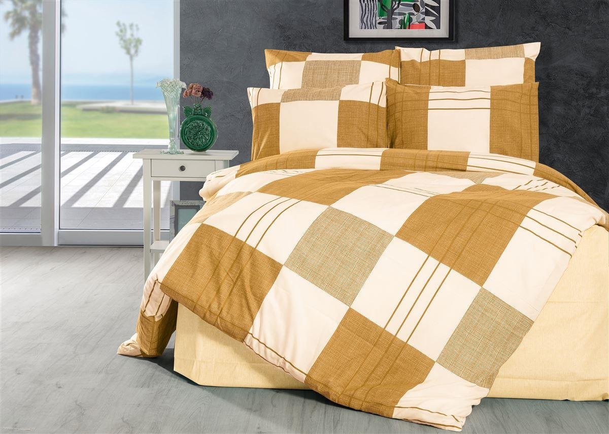 0005293_SKU_33311124014 ΠΑΠΛΩΜΑ ΕΜΠΡΙΜΕ Κίρκη 437 220Χ240 Golden Beige Cott/Pol 70/30 - Image 1
