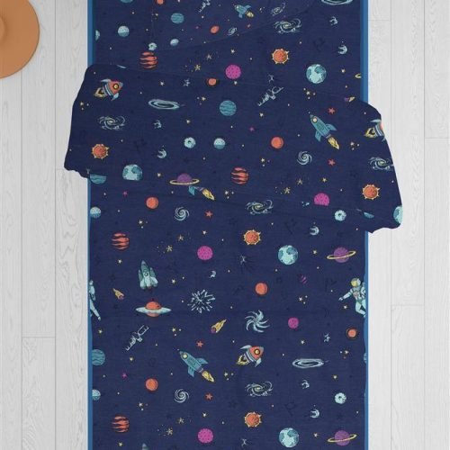 ΣΕΝΤΟΝΙΑ ΕΜΠΡΙΜΕ ΣΕΤ 2 τεμ kids Space 189 160Χ240 Blue Cotton 100%