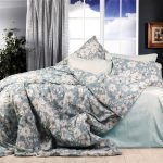 ΣΕΝΤΟΝΙΑ ΕΜΠΡΙΜΕ ΣΕΤ 3 τεμ Ήρα 425 160Χ240 White-Denim Blue Cott/Pol 70/30