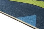 Χαλί Cool Art 9545 120x180 Μπλε,Πράσινο   Beauty Home - Image 3