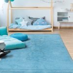 Χαλί βαμβακερό Cottony Art 9551 Σιέλ 120x180 Beauty Home