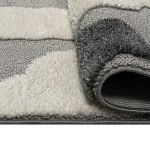 Χαλί Loop Art 9557 Grey white Γκρι λευκό 133x190  Beauty Home - Image 2