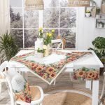 Καρέ & Τραβέρσα Sunflower (Σετ 2τεμ.) - 100x100cm & 40x100cm - Image 2