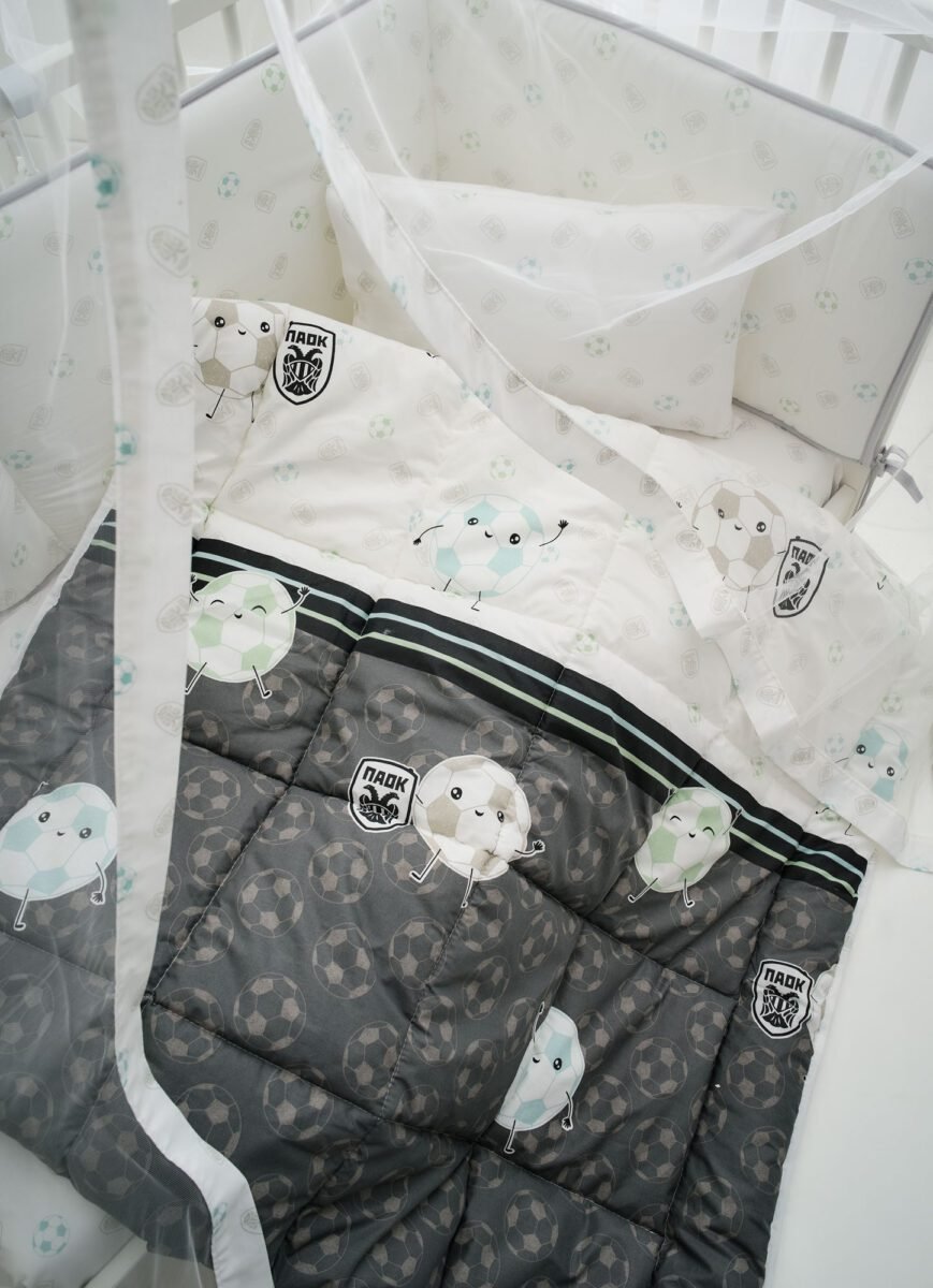 PAOK BABY (1) Βρεφικό Πάπλωμα Paok Vesta Home (110x150) - Image 1