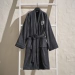 Μπουρνούζι Paok Ενηλίκων Γκρι Vesta Home