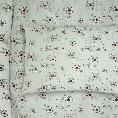 ΜΑΞΙΛΑΡΟΘΗΚΗ ΕΜΠΡΙΜΕ bebe Football 522 35X45 Mint Cotton 100%