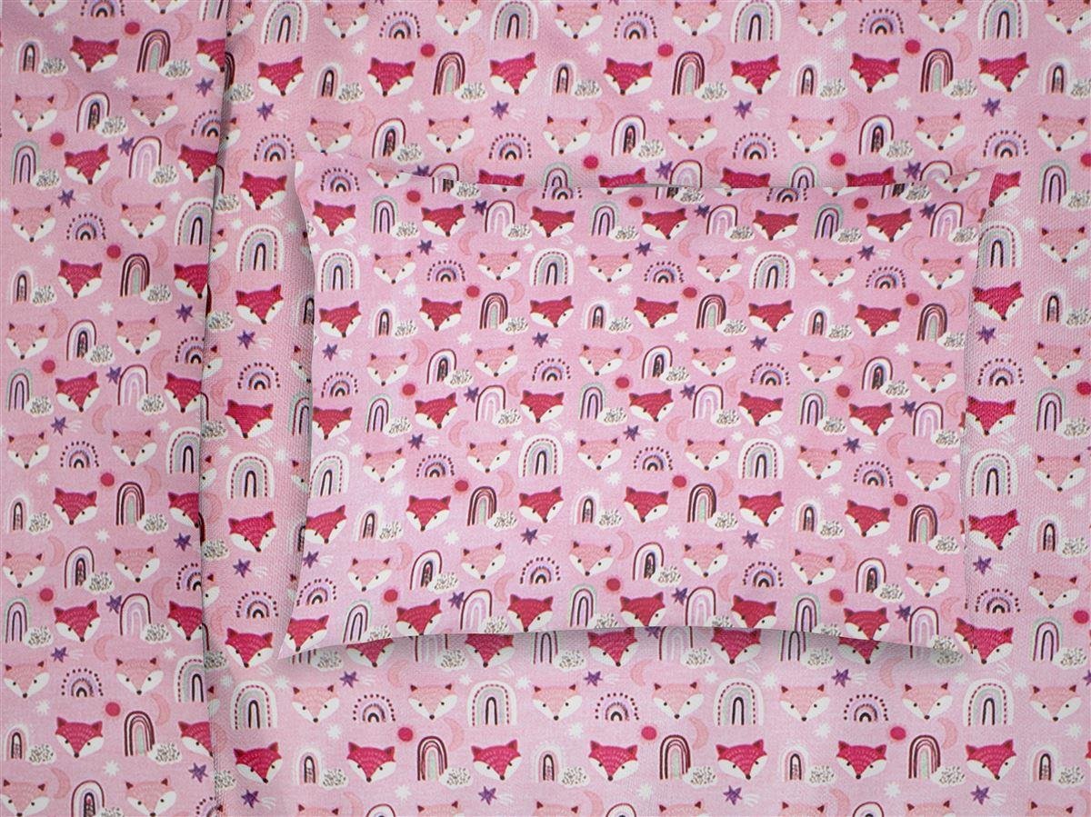 0005912_SKU_32111647020 ΜΑΞΙΛΑΡΟΘΗΚΗ ΕΜΠΡΙΜΕ kids Fox 525 50X70 Pink Cotton 100% - Image 1