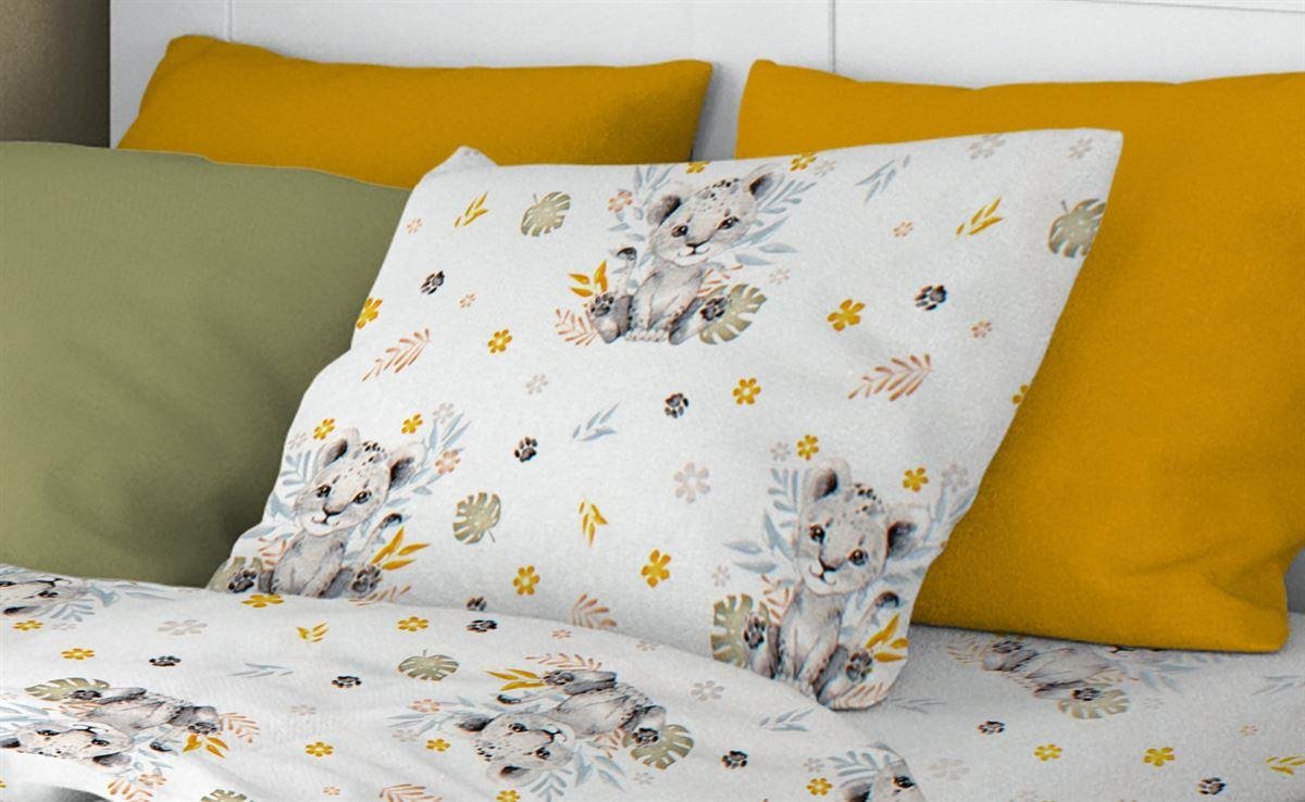 0005963_SKU_32111647023 ΜΑΞΙΛΑΡΟΘΗΚΗ ΕΜΠΡΙΜΕ kids Lion Cub 531 50X70 Grey Cotton 100% - Image 1