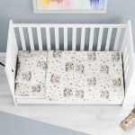 ΣΕΝΤΟΝΙΑ ΕΜΠΡΙΜΕ ΣΕΤ 3 τεμ bebe Lion Cub 531 120X160 Grey Cotton 100%