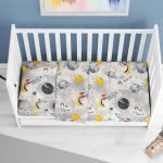 ΠΑΠΛΩΜΑΤΟΘΗΚΗ ΕΜΠΡΙΜΕ bebe Spaceship 187 120X160 Grey Cotton 100%