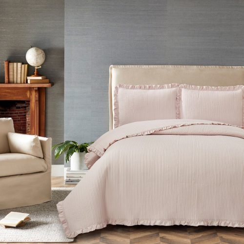 Σετ Κουβερλί King Size Armony Pink (240x260)