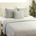 Βαμβακερή Κουβέρτα King Size Popcorn Grey (240x250)