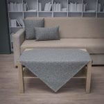 Καρέ 90x90 Cotone Valia 62 Γκρι σκούρο