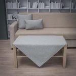 Τραπεζοκαρέ 140X140 Cotone Valia 63 Γκρι