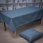 Τραπεζομάντηλο 140x180 Cotone Valia 08 Πετρόλ