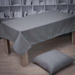 Τραπεζομάντηλο 140x180 Cotone Valia 62 Γκρι σκούρο