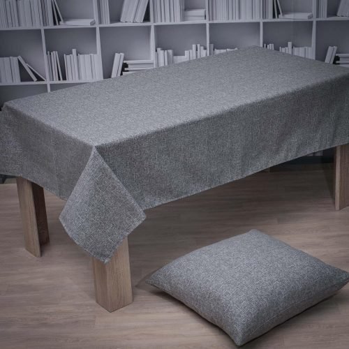 Τραπεζομάντηλο 140X220 Cotone Valia 62 Γκρι σκούρο