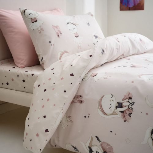 Σετ Σεντόνια Μονά με Λάστιχο Ballarina Vesta Home (170x260)
