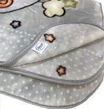 ΚΟΥΒΕΡΤΑ ΒΕΛΟΥΤΕ ΠΟΛΥΤΕΛΕΙΑΣ bebe Crescent Moon 33 110X140 Light Grey 100% Polyester - Image 2