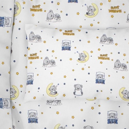 ΜΑΞΙΛΑΡΟΘΗΚΗ ΕΜΠΡΙΜΕ kids Sweet Dreams 554 50X70 White-Sky Blue 100% Cotton