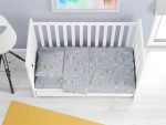 ΣΕΝΤΟΝΙΑ ΕΜΠΡΙΜΕ ΣΕΤ 3 τεμ bebe Sweet Dreams 552 120X160 Grey 100% Cotton - Image 2
