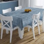 ΑΛΕΚΙΑΣΤΟ ΣΕΤ 2 τεμ (ΤΡΑΠ/ΛΟ 140X140 & ΤΡΑΒΕΡΣΑ 40X140) Panama Shadow Petrol 70/30 Cott/Pol