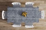ΑΛΕΚΙΑΣΤΟ ΣΕΤ 2 τεμ (ΤΡΑΠ/ΛΟ 140X220 & ΤΡΑΒΕΡΣΑ 40X220) Panama Shadow Dark Grey 70/30 Cott/Pol - Image 2