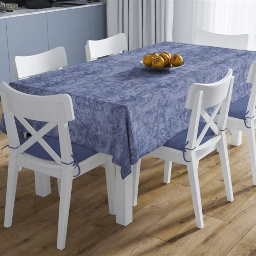 ΑΛΕΚΙΑΣΤΟ ΣΕΤ 2 τεμ (ΤΡΑΠ/ΛΟ 140X220 & ΤΡΑΒΕΡΣΑ 40X220) Panama Shadow Dark Blue 70/30 Cott/Pol