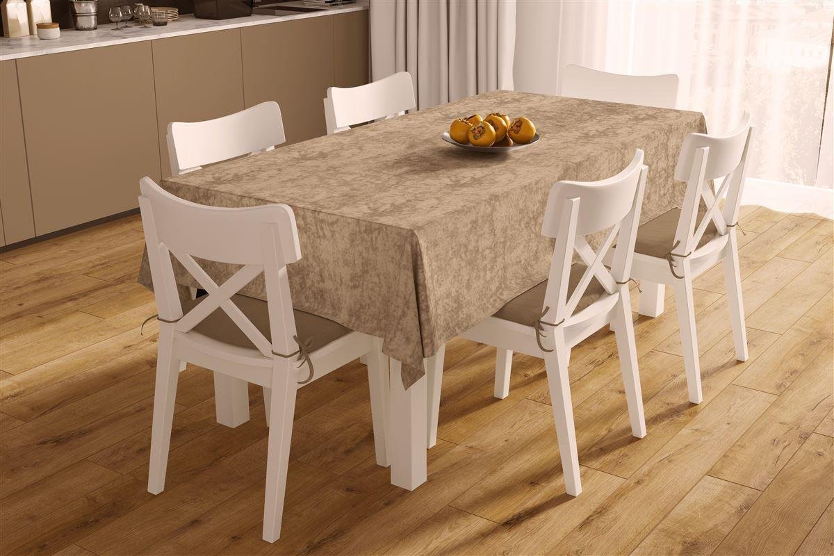 0006563_SKU_33333352009 ΑΛΕΚΙΑΣΤΟ ΣΕΤ 2 τεμ (ΤΡΑΠ/ΛΟ 140X220 & ΤΡΑΒΕΡΣΑ 40X220) Panama Shadow Brown 70/30 Cott/Pol - Image 1