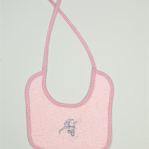 ΣΑΛΙΑΡΑ Με Κέντημα bebe Dreaming Elephant 167 25X25 Ροζ 100% Cotton