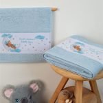 ΠΕΤΣΕΤΑ Με Ψηφιακή Εκτύπωση Σετ 2 τεμ bebe Sweet Dreams 551 30X50,70X140 Σιελ 100% Cotton