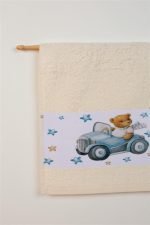 ΠΕΤΣΕΤΑ Με Ψηφιακή Εκτύπωση Σετ 2 τεμ bebe Cute Driver 60 30X50,70X140 Εκρού 100% Cotton - Image 2