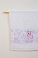 ΠΕΤΣΕΤΑ Με Ψηφιακή Εκτύπωση Σετ 2 τεμ bebe Unicorn 75 30X50,70X140 Λευκό 100% Cotton - Image 2