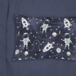 ΜΑΞΙΛΑΡΟΘΗΚΗ ΕΜΠΡΙΜΕ bebe Galaxy Travel 90 35X45 Blue 100% Cotton Flannel