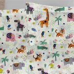 ΜΑΞΙΛΑΡΟΘΗΚΗ ΕΜΠΡΙΜΕ bebe Zoo 556 35X45 White-Multi 100% Cotton