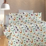 ΠΑΠΛΩΜΑ ΕΜΠΡΙΜΕ kids Zoo 556 160X240 White-Multi 100% Cotton