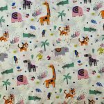 ΣΕΝΤΟΝΑΚΙ ΛΙΚΝΟΥ bebe Zoo 556 80X110 White-Multi 100% Cotton