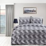 ΠΑΠΛΩΜΑΤΟΘΗΚΗ ΕΜΠΡΙΜΕ Αλκμήνη 452 220X240 Grey 70/30 Cott/Pol