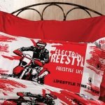 ΜΑΞΙΛΑΡΟΘΗΚΗ ΕΜΠΡΙΜΕ kids Motocross 288 50X70 Red 70/30 Cott/Pol
