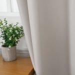 Κουρτίνα μεσαίας σκίασης με 8 μεταλλικούς κρίκους Effect Art 8443 140x270 Εκρού Beauty Home - Image 11