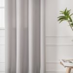 Beauty Home Κουρτίνα μεσαίας σκίασης με 8 μεταλλικούς κρίκους Effect Art 8443 140x270 Ασημί - Image 5