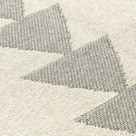 Χαλί βαμβακερό διπλής όψεως Duo Art 9245 Γκρι 160x230  Beauty Home - Image 5