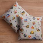 Πασχαλινή Μαξιλαροθήκη 45x45 Cotone | Rabbit 1