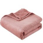 Κουβέρτα μονόχρωμη μονή Fleece Art 11551 160x220 Ροδακινί Beauty Home - Image 2