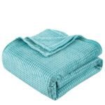 Κουβέρτα μονόχρωμη μονή Fleece Art 11554 160x220 Τυρκουαζ Beauty Home - Image 2