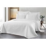 Beauty Home Σετ κουβερλί υπέρδιπλο Thalia Art 12504 230x250 Λευκό - Image 2