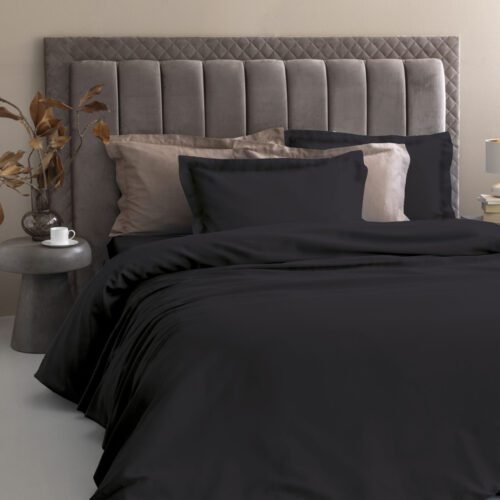 Σετ Υπέρδιπλα Σεντόνια 240x270 Posh Sateen BLACK