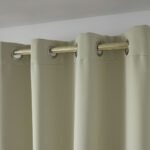 Beauty Home Κουρτίνα Blackout σκίασης με 8 κρίκους Ideal Art 8400 140x270 Μπεζ - Image 5