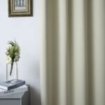 Beauty Home Κουρτίνα Blackout σκίασης με 8 κρίκους Ideal Art 8400 140x270 Μπεζ - Image 6