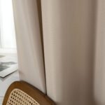 Κουρτίνα μεσαίας σκίασης με 8 μεταλλικούς κρίκους Effect Art 8443 140x270 Άμμου Beauty Home - Image 8